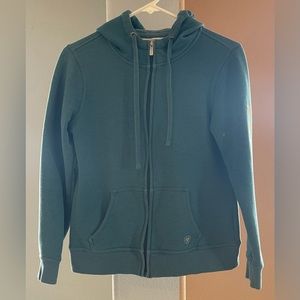 Ariat Women’s Real Classic Blue Arm Logo Hoodie - Small